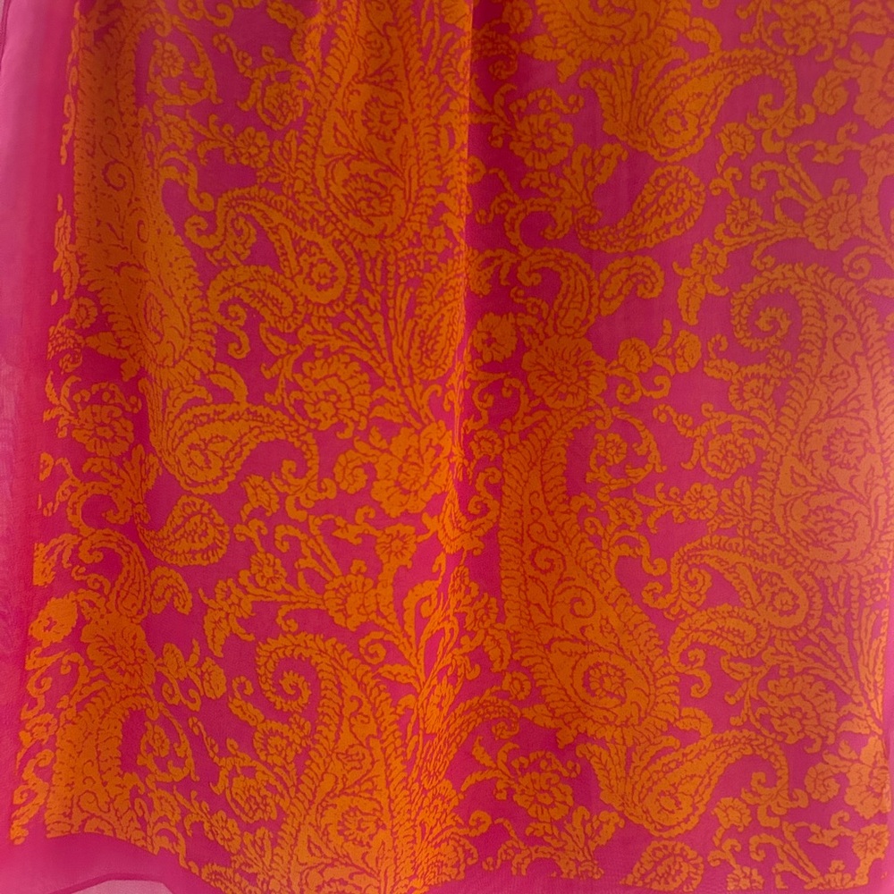 Charming Charlie Pink and Orange Scarf